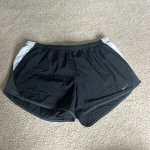 Nike Black and White Athletic Shorts